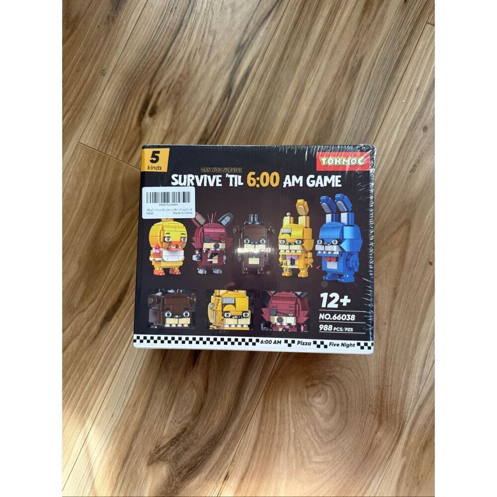 TOKMOC Five Nights at Freddy's Building Blocks Set FNAF Figures Collectible 5 Pa